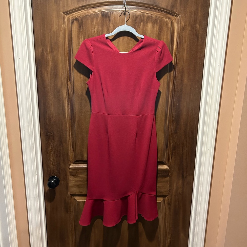 Burgundy Flirty Betsey Johnson Dress